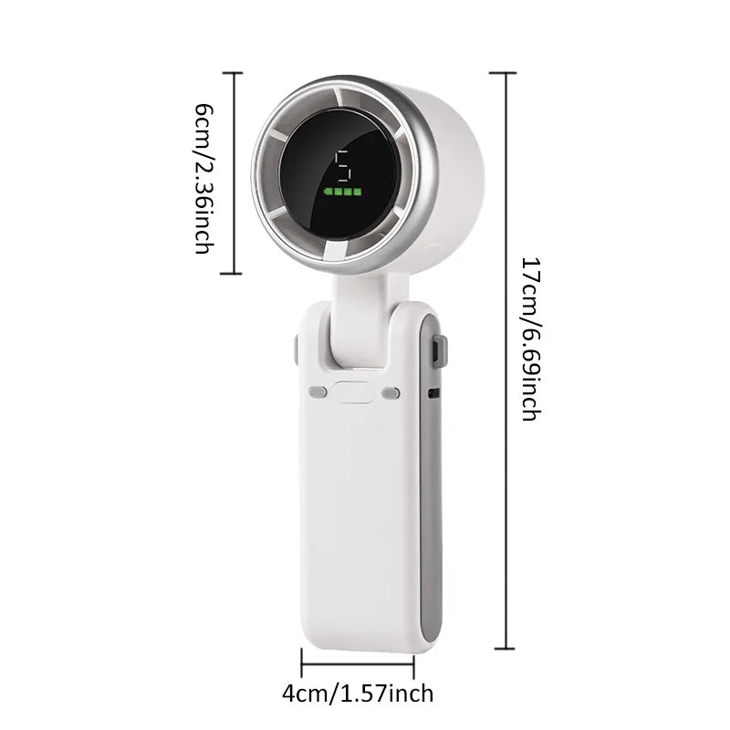 Lunas™ Handheld Turbo Fan – Puissance fraîcheur dans votre main