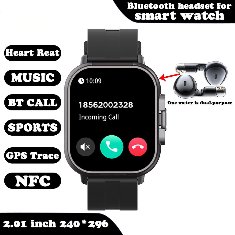 Lunas™ SmartPack – Montre intelligente + Écouteurs intégrés