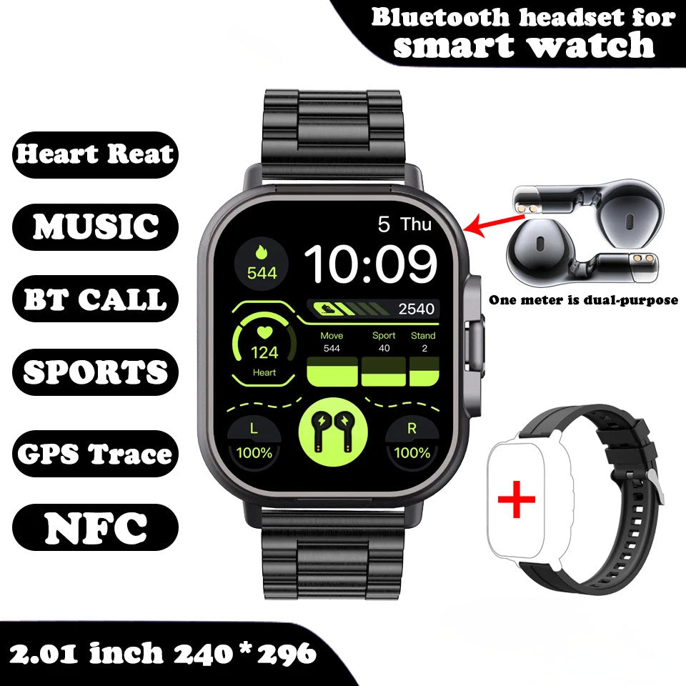 Lunas™ SmartPack – Montre intelligente + Écouteurs intégrés