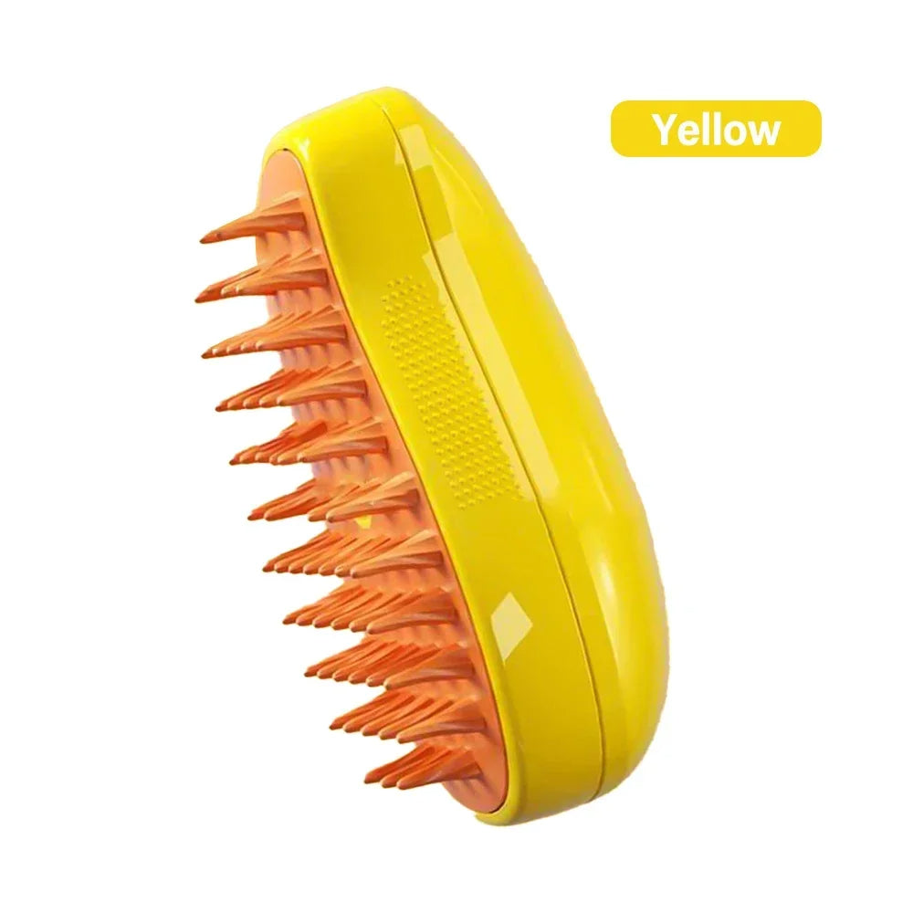 Lunas™ Steamy Brush for Cats – Brosse chauffante anti-nœuds