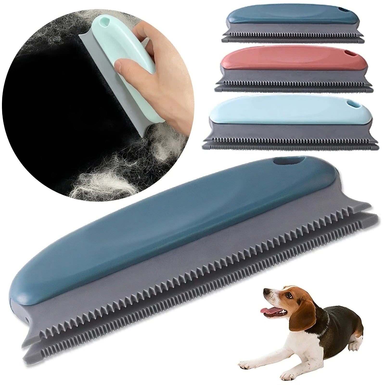 Lunas™ Pet Hair Remover – Rouleau réutilisable anti-poils d’animaux