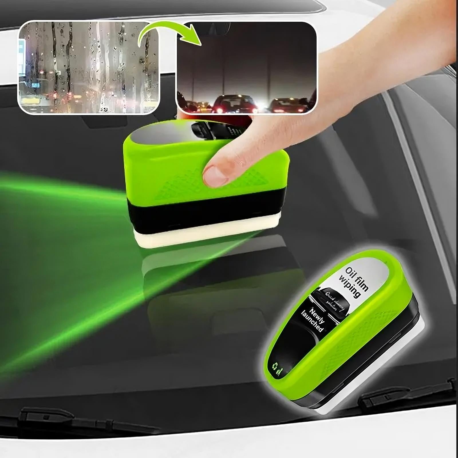 Lunas™ ClearView – Lingette anti-film gras pour pare-brise