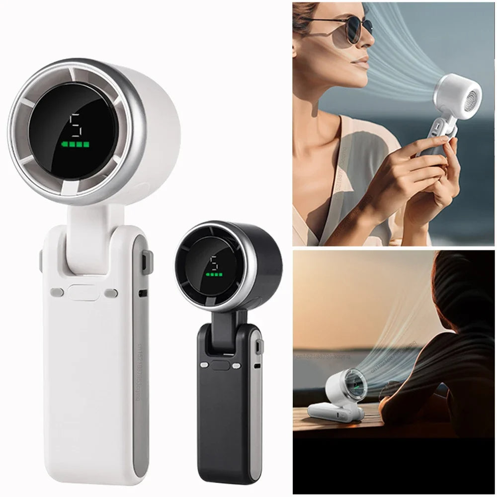 Lunas™ Handheld Turbo Fan – Puissance fraîcheur dans votre main