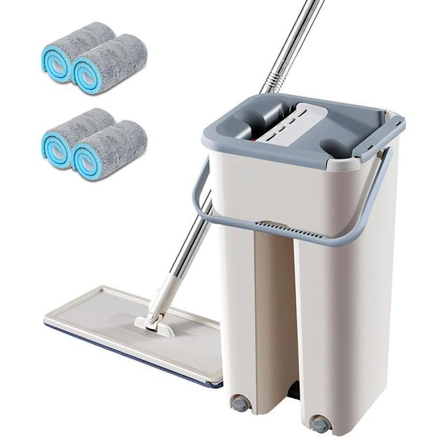 Lunas™ Flat Squeeze Mop – Nettoyage sans effort et sans éclaboussures