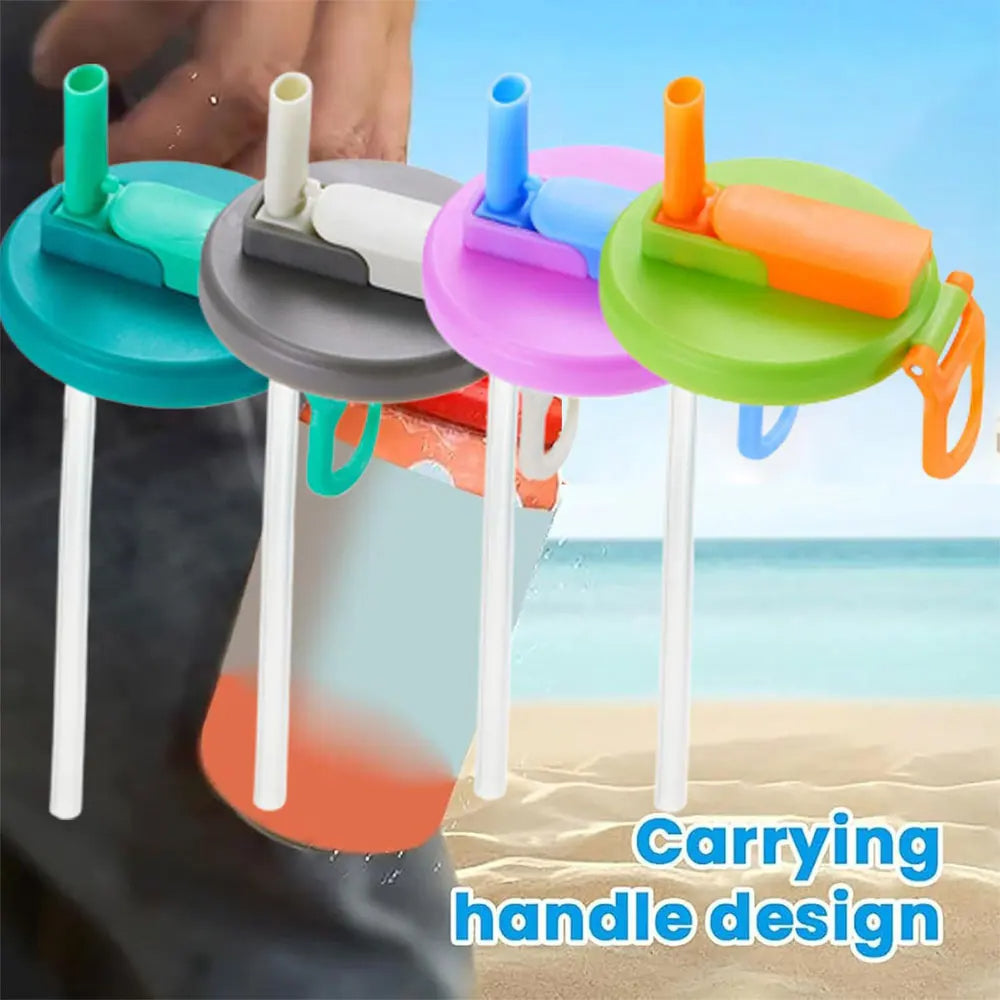Lunas™ Bubble Cap – Couvercle pour canette avec paille réutilisable