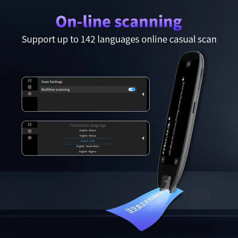 Lunas™ LinguaPen – Traduction instantanée au bout des doigt