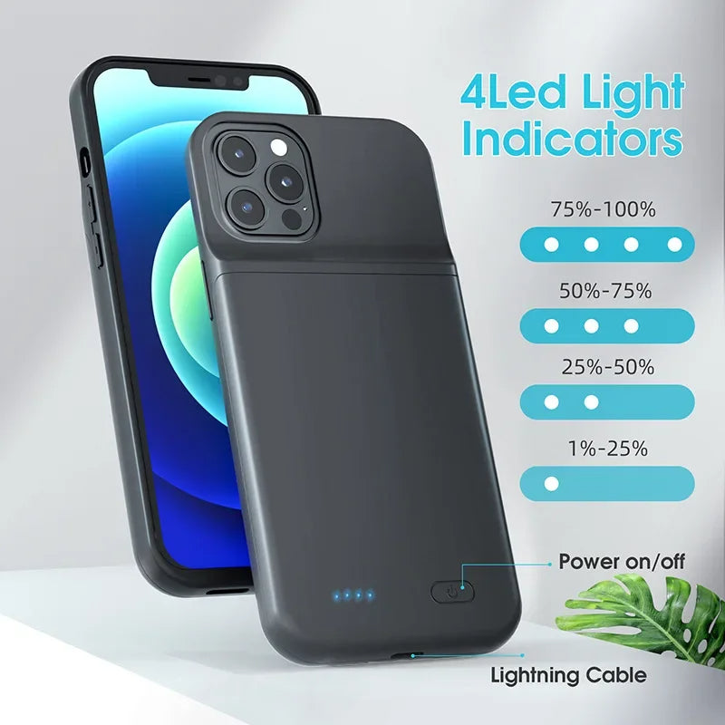Lunas™ Battery Case – Protégez & rechargez votre iPhone partout
