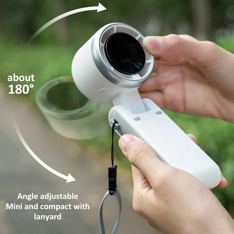 Lunas™ Handheld Turbo Fan – Puissance fraîcheur dans votre main