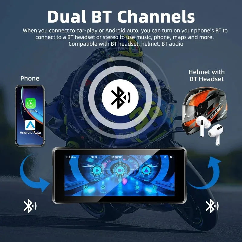 Lunas™ Motorcycle Display – Écran Digital 7” Haute Définition