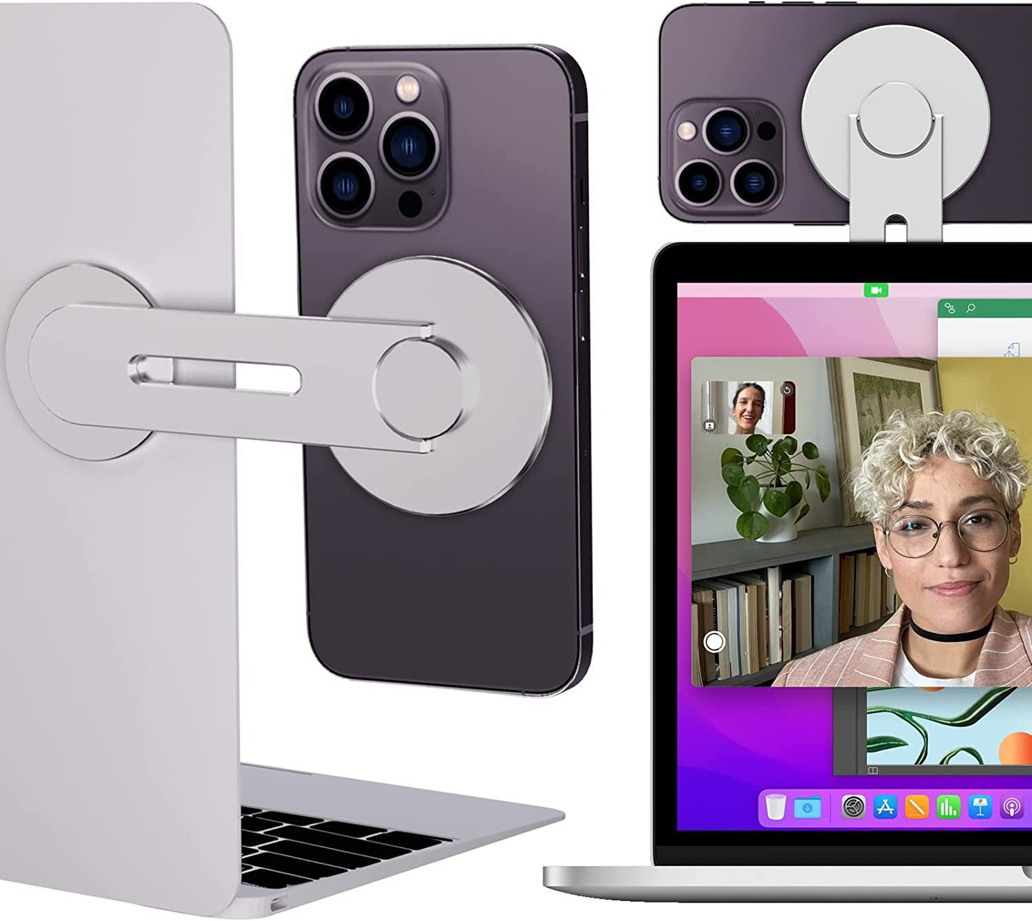 Lunas™ Support Téléphone Magnétique – Travaillez en double écran