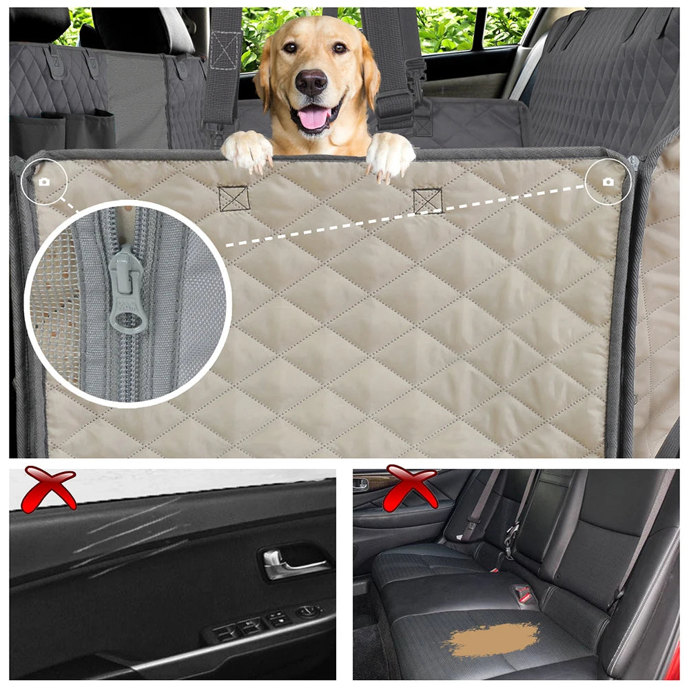 Lunas™ Housse de Siège Auto pour Chien – Voyagez proprement et en toute sécurité