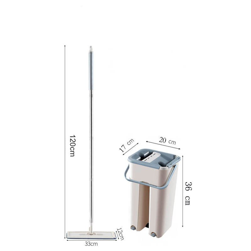 Lunas™ Flat Squeeze Mop – Nettoyage sans effort et sans éclaboussures