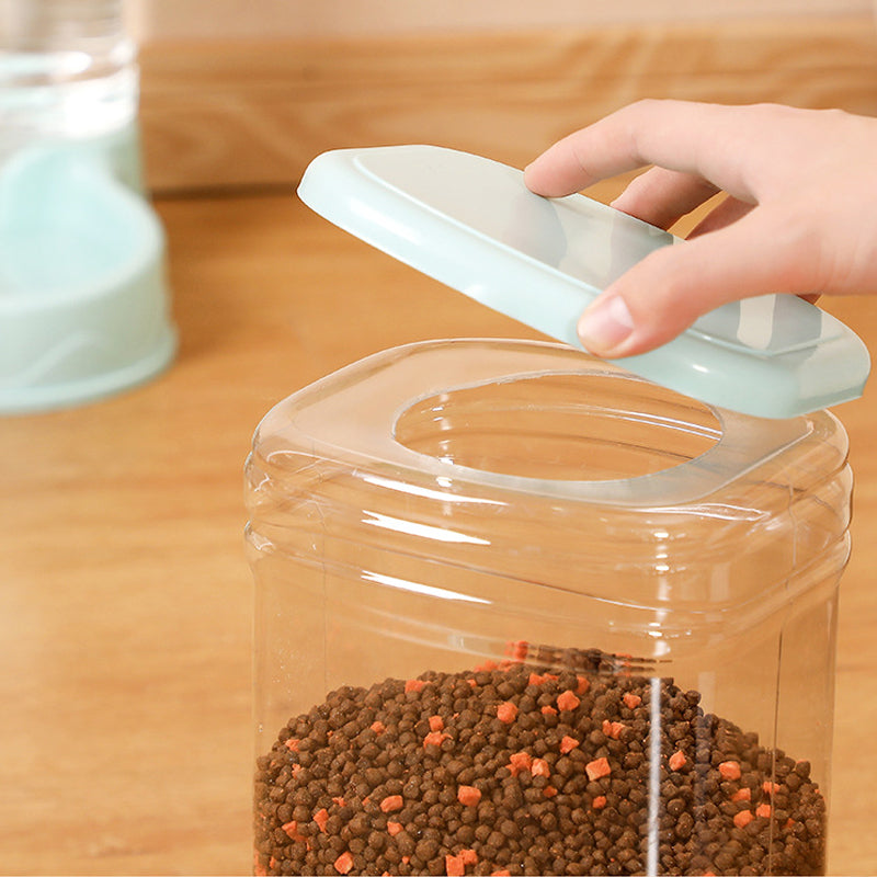 Lunas™ Distributeur Automatique Nourriture & Eau pour animaux