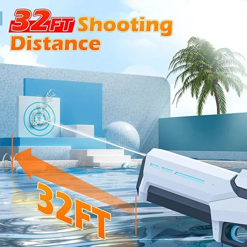 Lunas™ HydroBlaster – Pistolet à eau électrique ultra puissant