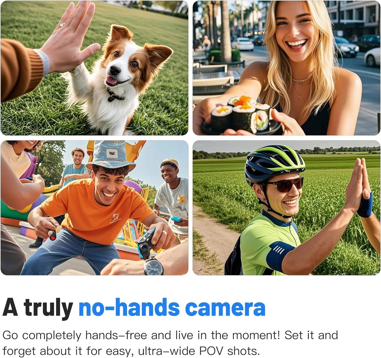 Lunas™ POVCam – Capturez ce que vous vivez, mains libres