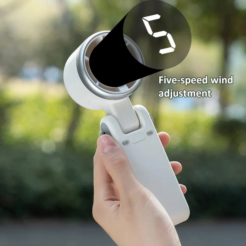 Lunas™ Handheld Turbo Fan – Puissance fraîcheur dans votre main
