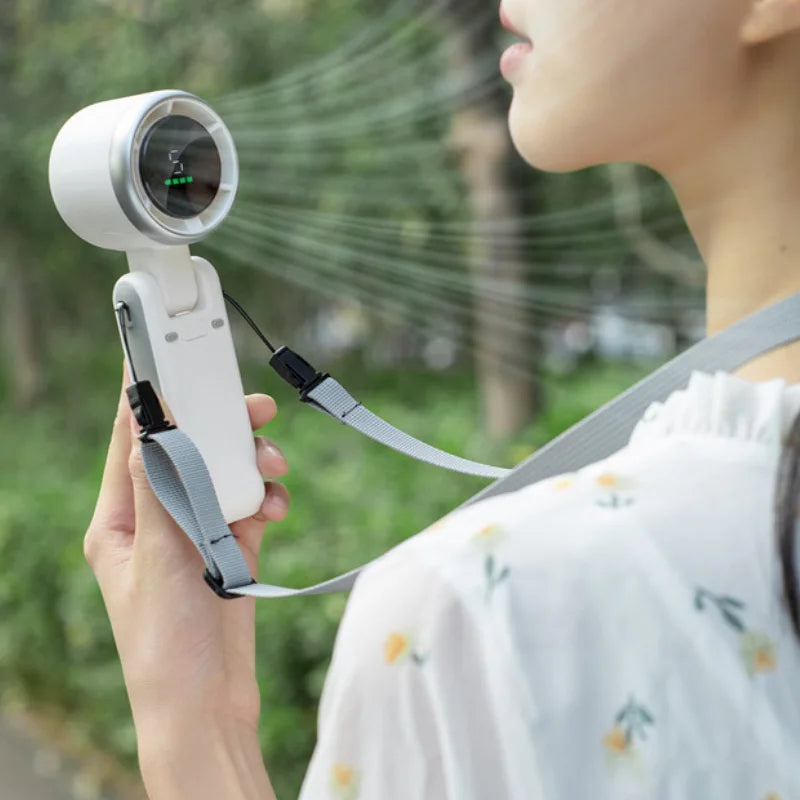 Lunas™ Handheld Turbo Fan – Puissance fraîcheur dans votre main