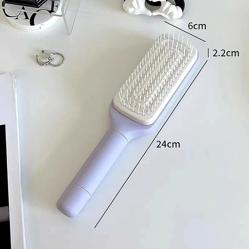 Lunas™ FurEase – Brosse autonettoyante pour chiens & chats