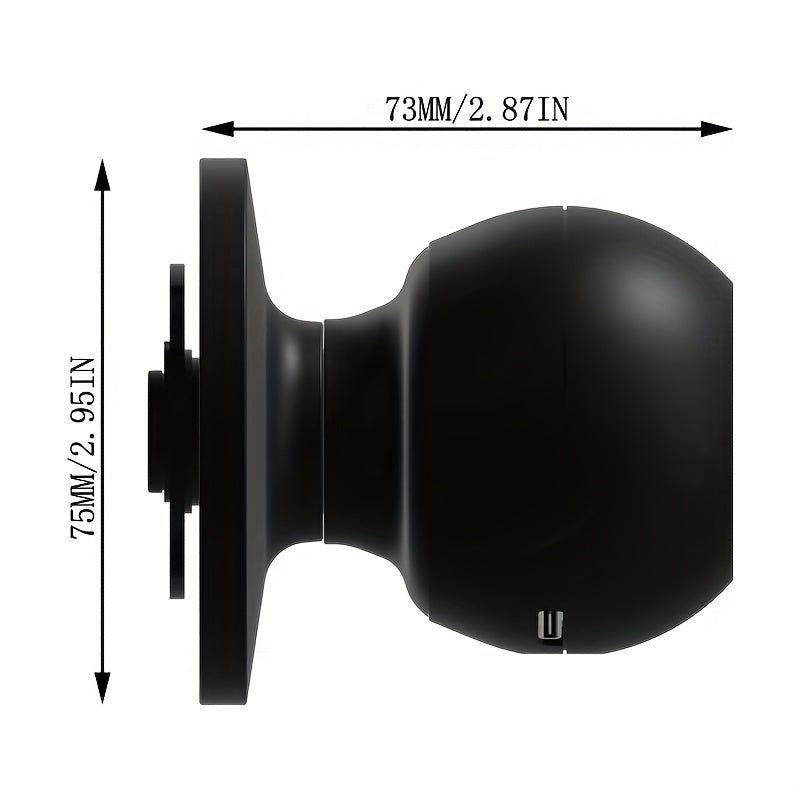 Lunas™ Smart Door Knob – Sécurité élégante à portée de main