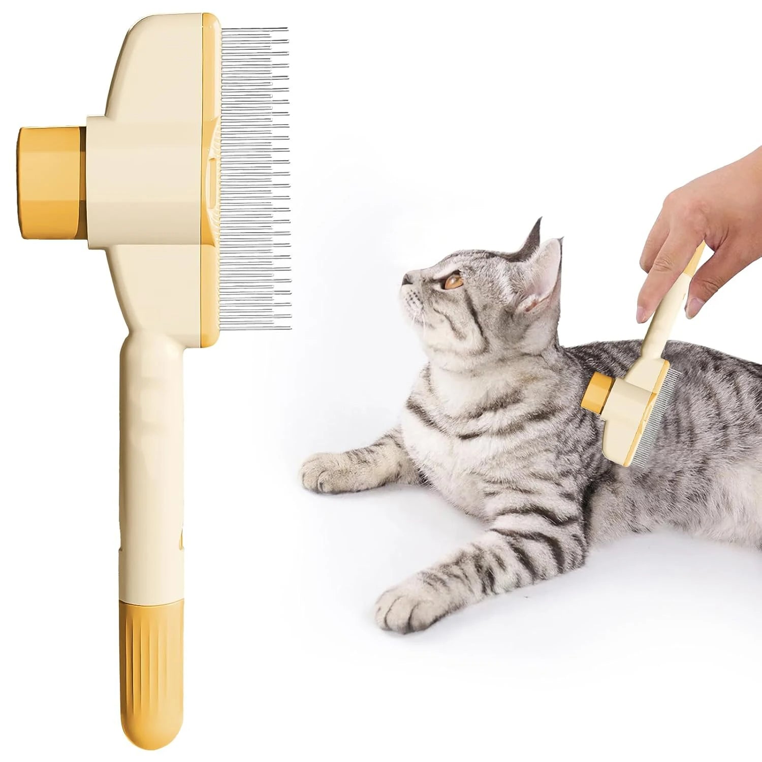 Lunas™ Pet Hair & Flea Comb – Le soin malin pour un pelage sain