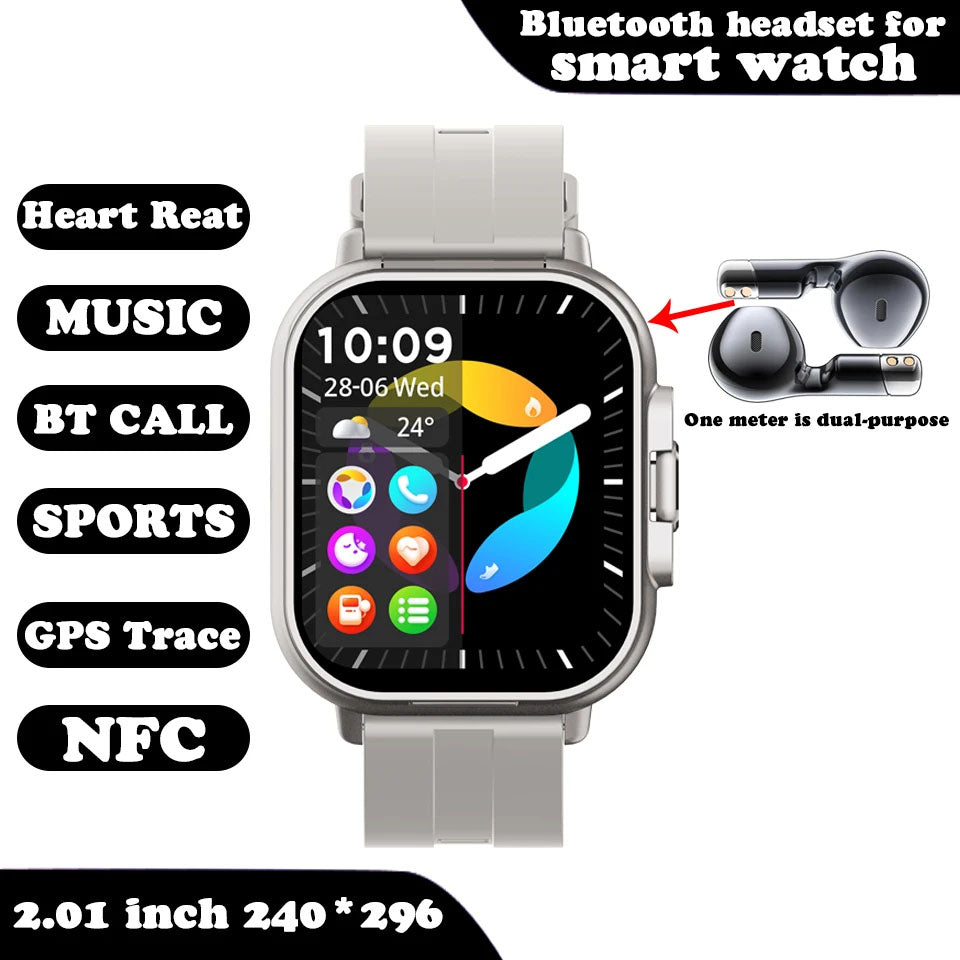 Lunas™ SmartPack – Montre intelligente + Écouteurs intégrés