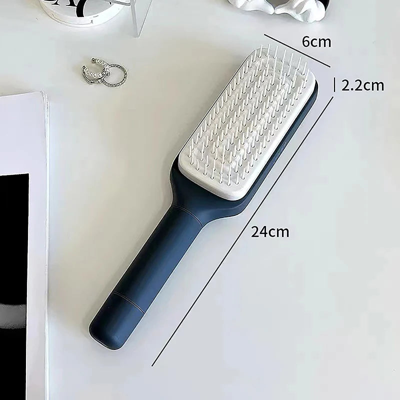 Lunas™ FurEase – Brosse autonettoyante pour chiens & chats