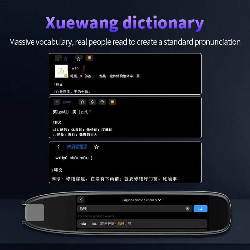 Lunas™ LinguaPen – Traduction instantanée au bout des doigt