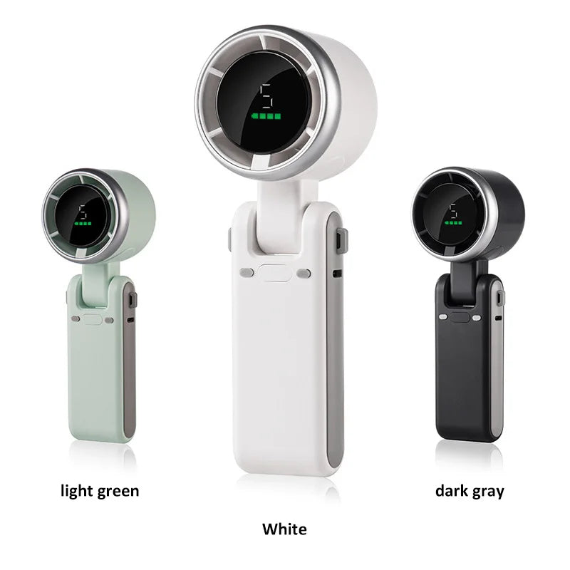 Lunas™ Handheld Turbo Fan – Puissance fraîcheur dans votre main